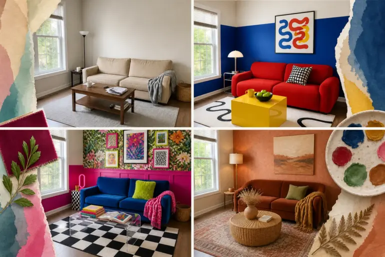 8 Bold Color Palettes for Your Living Room Remake