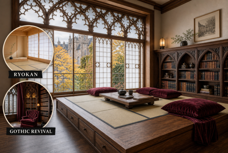 ryokan gothic revival library