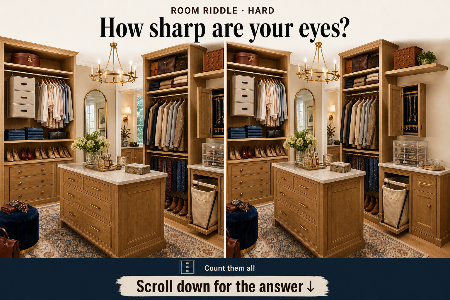 dresser in closet