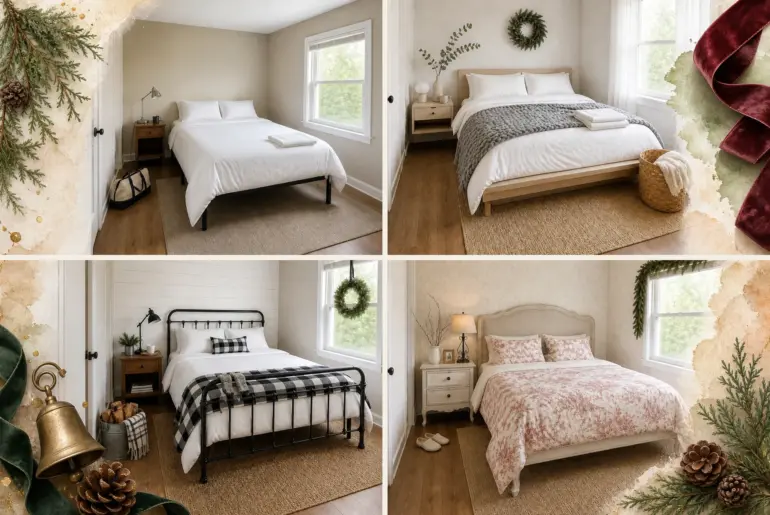 Transform Your Guest Bedroom Into 11 Festive Holiday Hosting Escapes