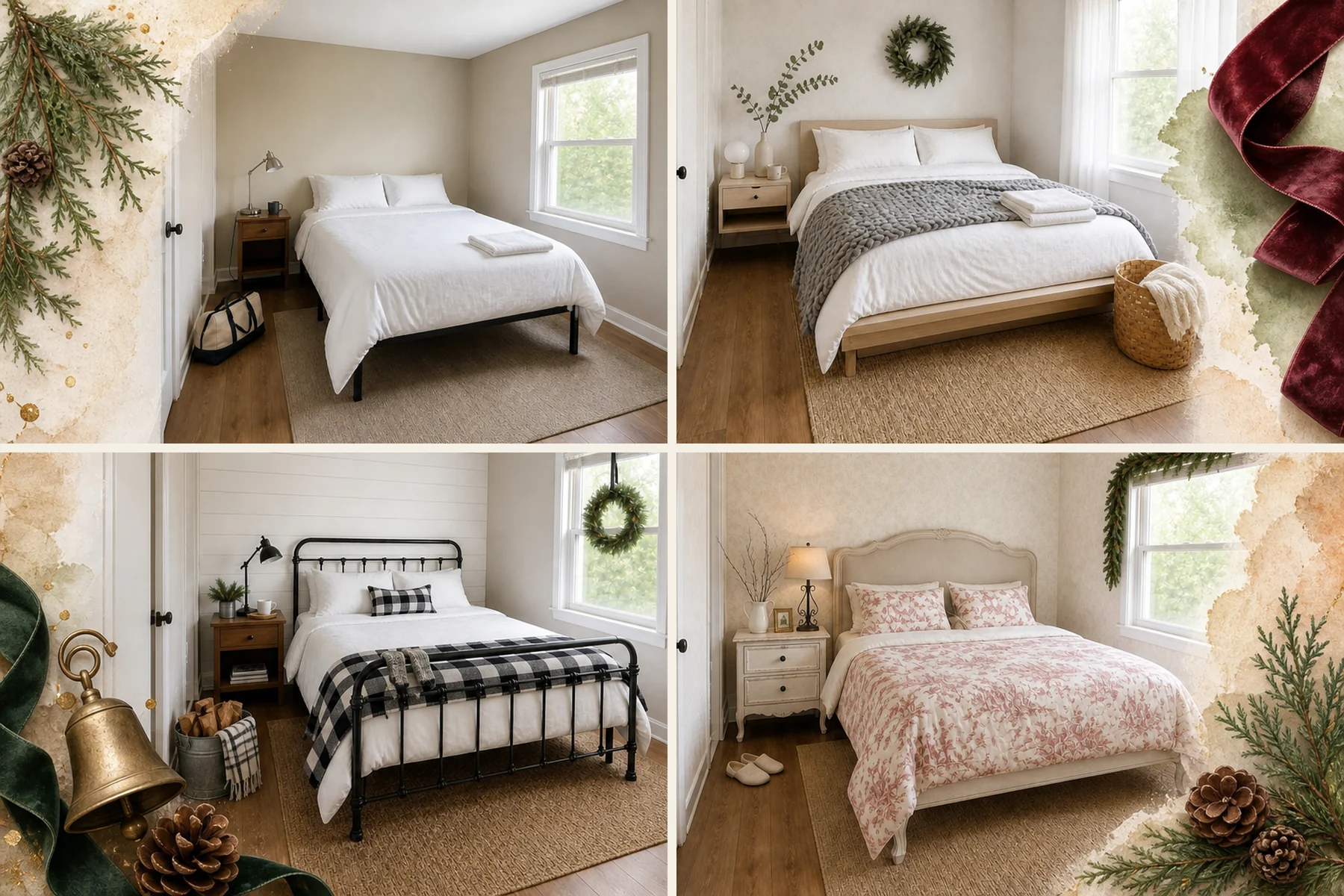 Transform Your Guest Bedroom Into 11 Festive Holiday Hosting Escapes