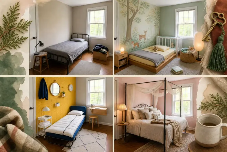 Prepare Your Small Bedroom For 11 Unique Holiday Guest Occasions