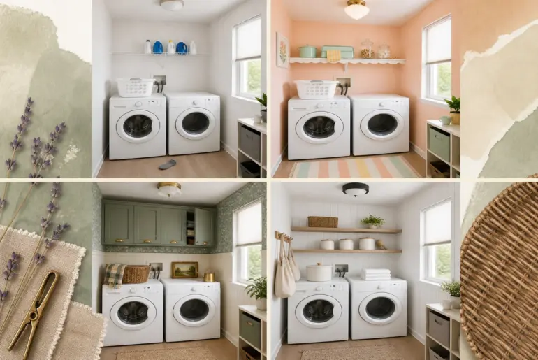 7 Cozy Cottagecore Inspired Laundry Closet Transformations