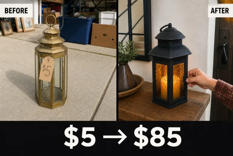 candle lantern spanish mission flip