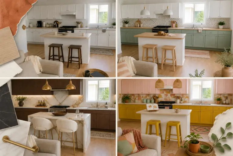 9 diy versus professional looks for an open plan kitchen