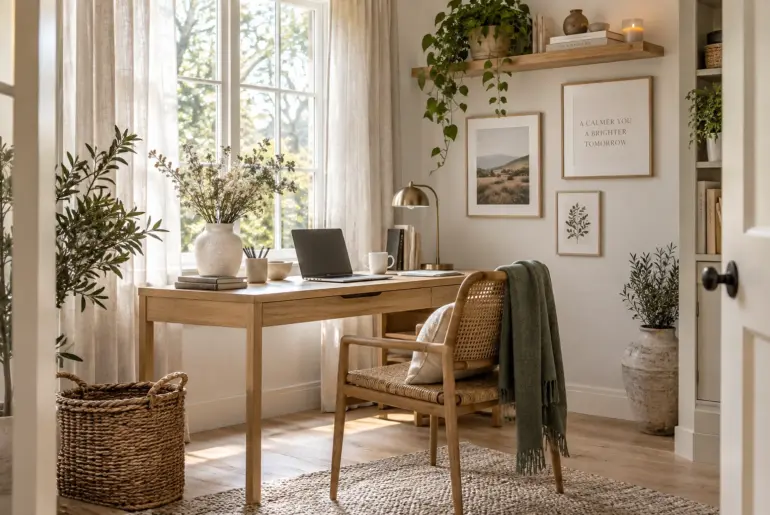 9+ Brilliant Home Office Wall Decor Ideas