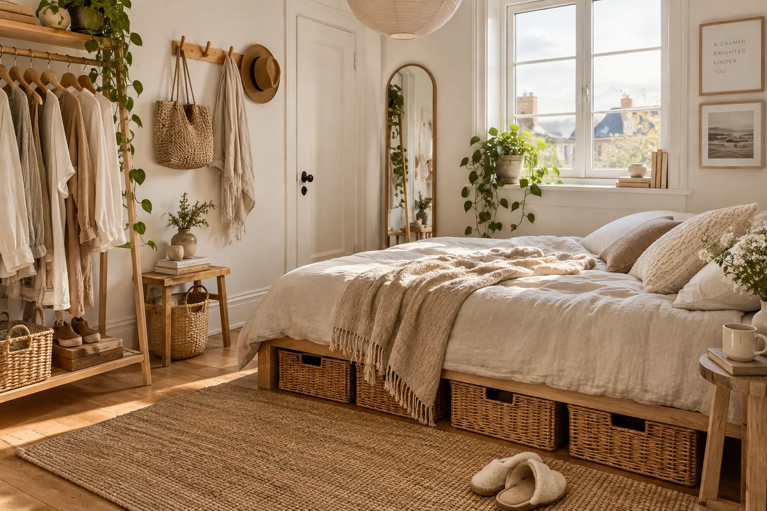 12+ Clever No Closet Solutions for Small Bedrooms