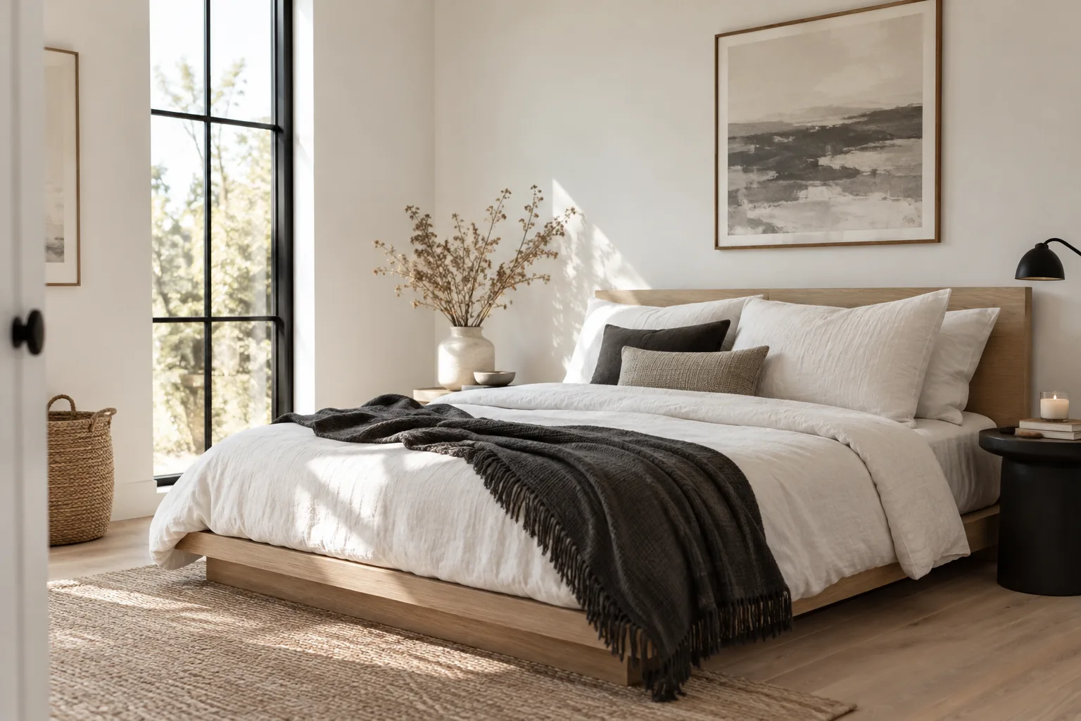 14+ Striking Black and White Bedroom Ideas