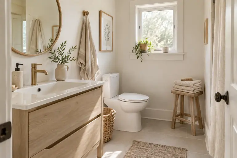 15+ Brilliant Budget Small Bathroom Ideas