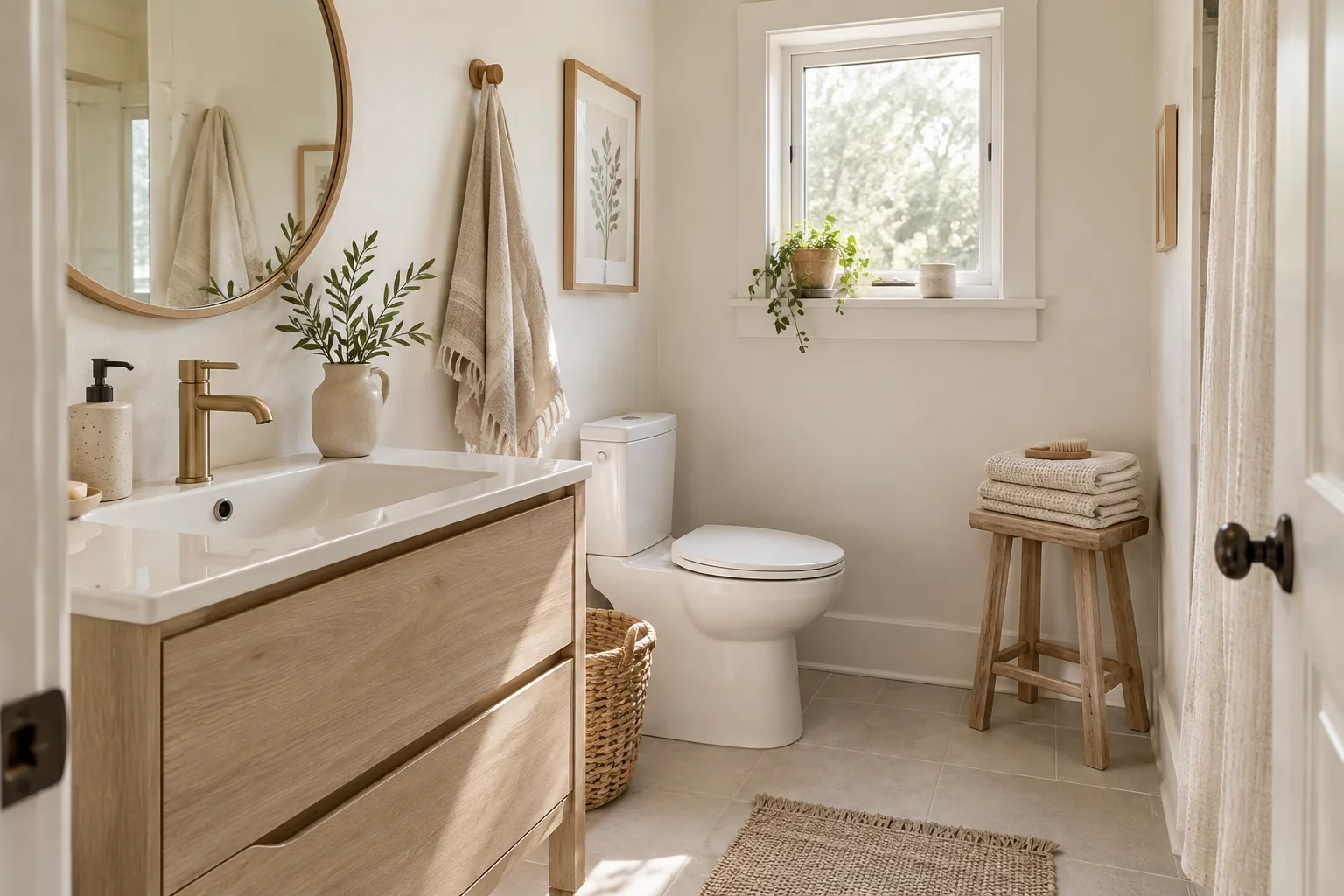 15+ Brilliant Budget Small Bathroom Ideas