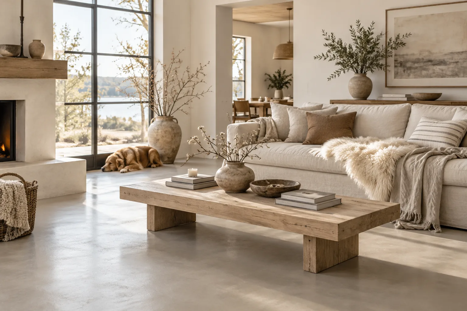 17+ Brilliant Indoor Concrete Floor Paint Ideas for Your Home