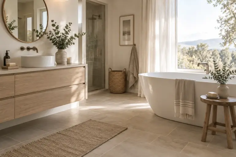 17+ Stunning Bathroom Floor Tile Ideas