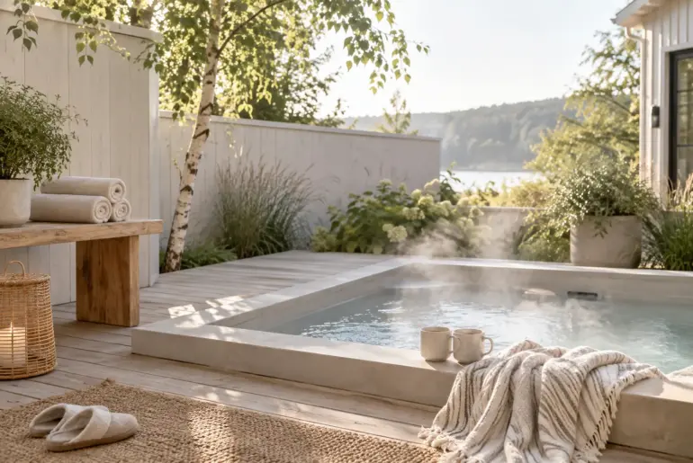 9+ Brilliant Backyard Hot Tub Ideas for Your Home