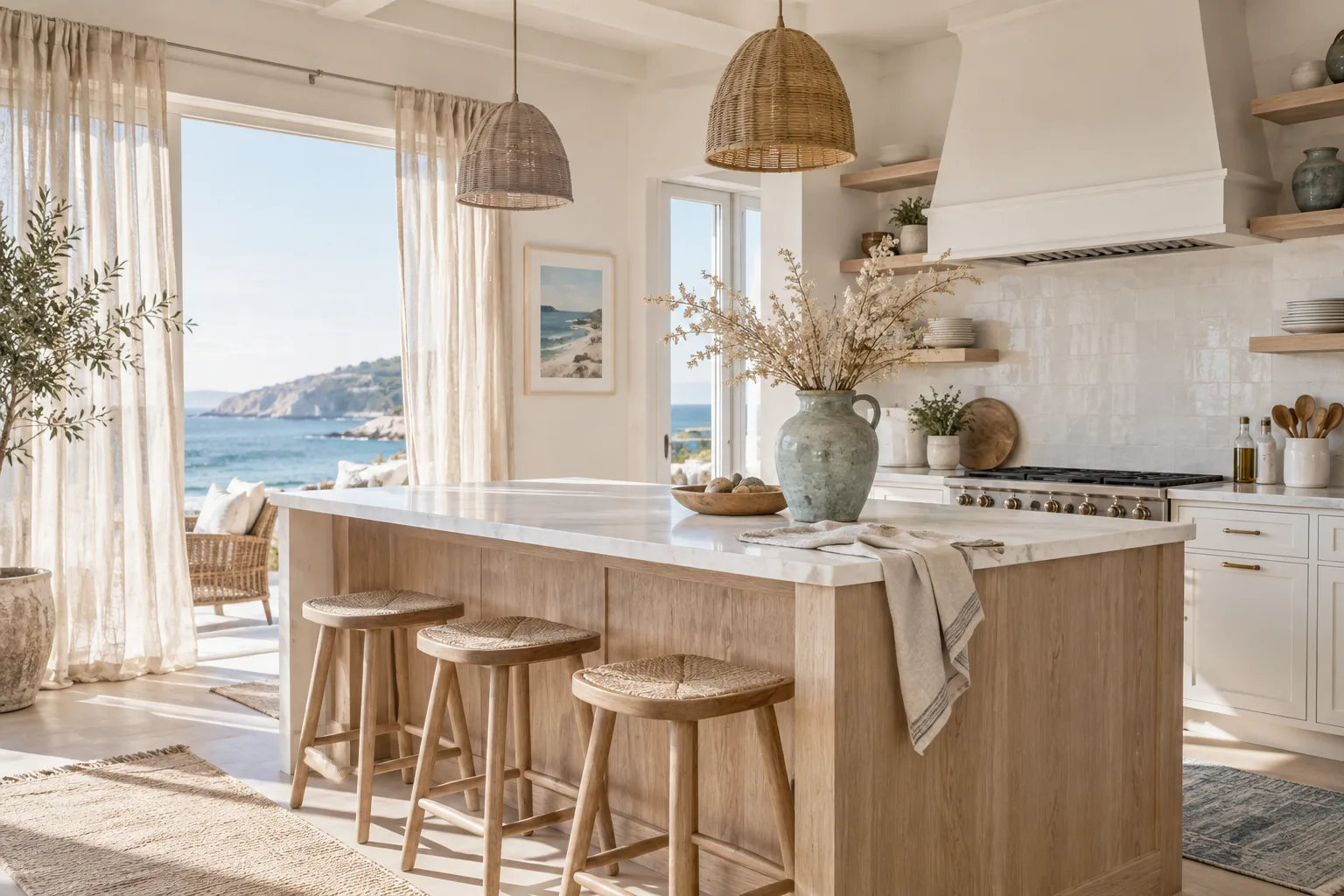 16+ Stunning Modern Coastal Kitchen Ideas for Your Home
