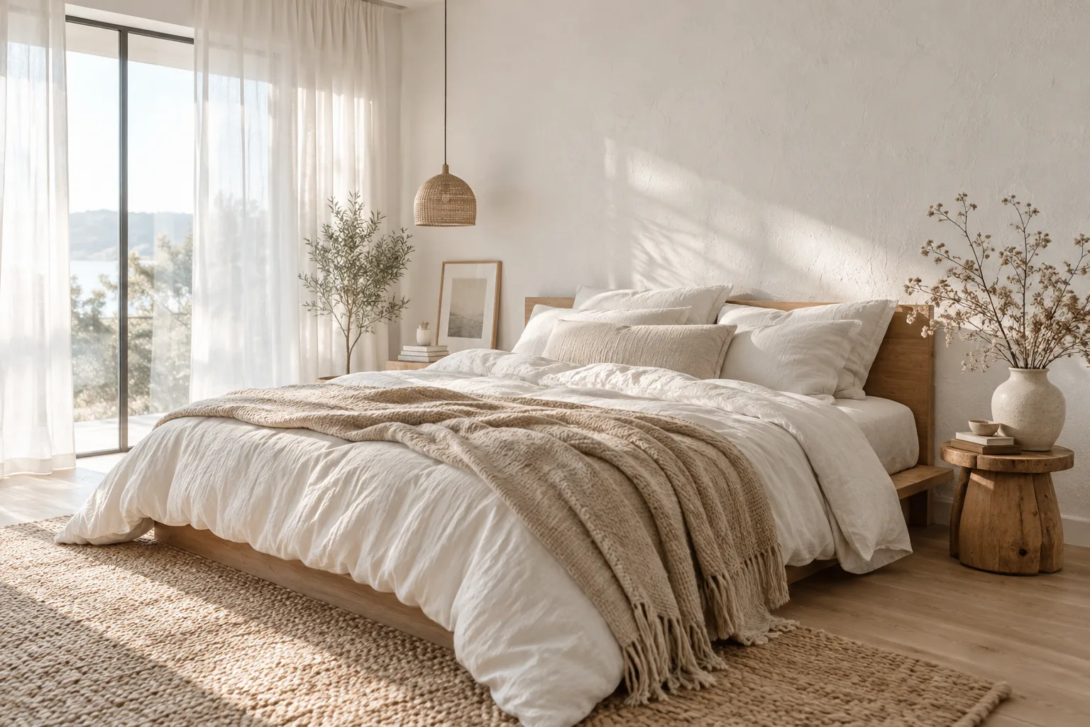 17+ Stunning Modern White Bedroom Ideas