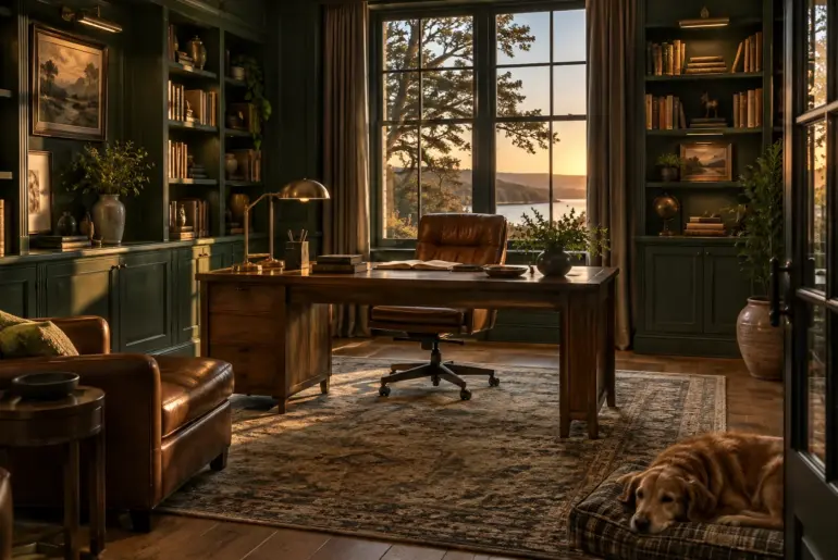 12+ Handsome Mens Office Ideas for Your Home