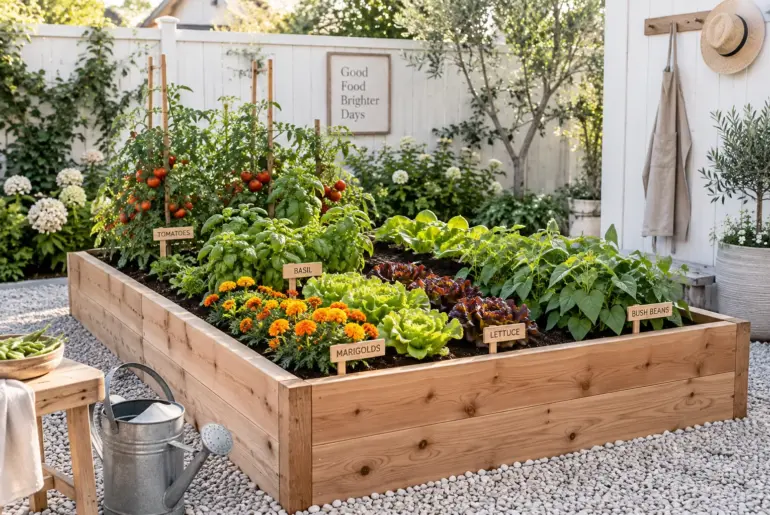 14+ Smart Companion Planting 4x8 Raised Bed Vegetable Garden Layouts