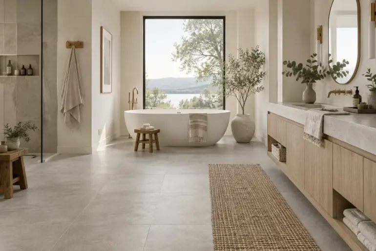 11+ Stunning Bathroom Flooring Ideas