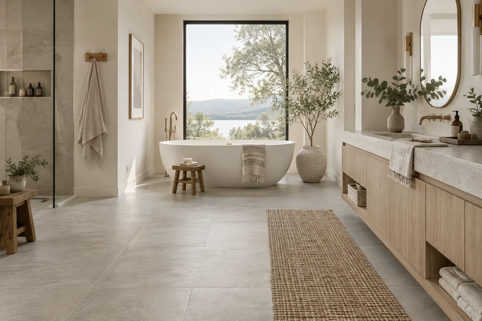 11+ Stunning Bathroom Flooring Ideas