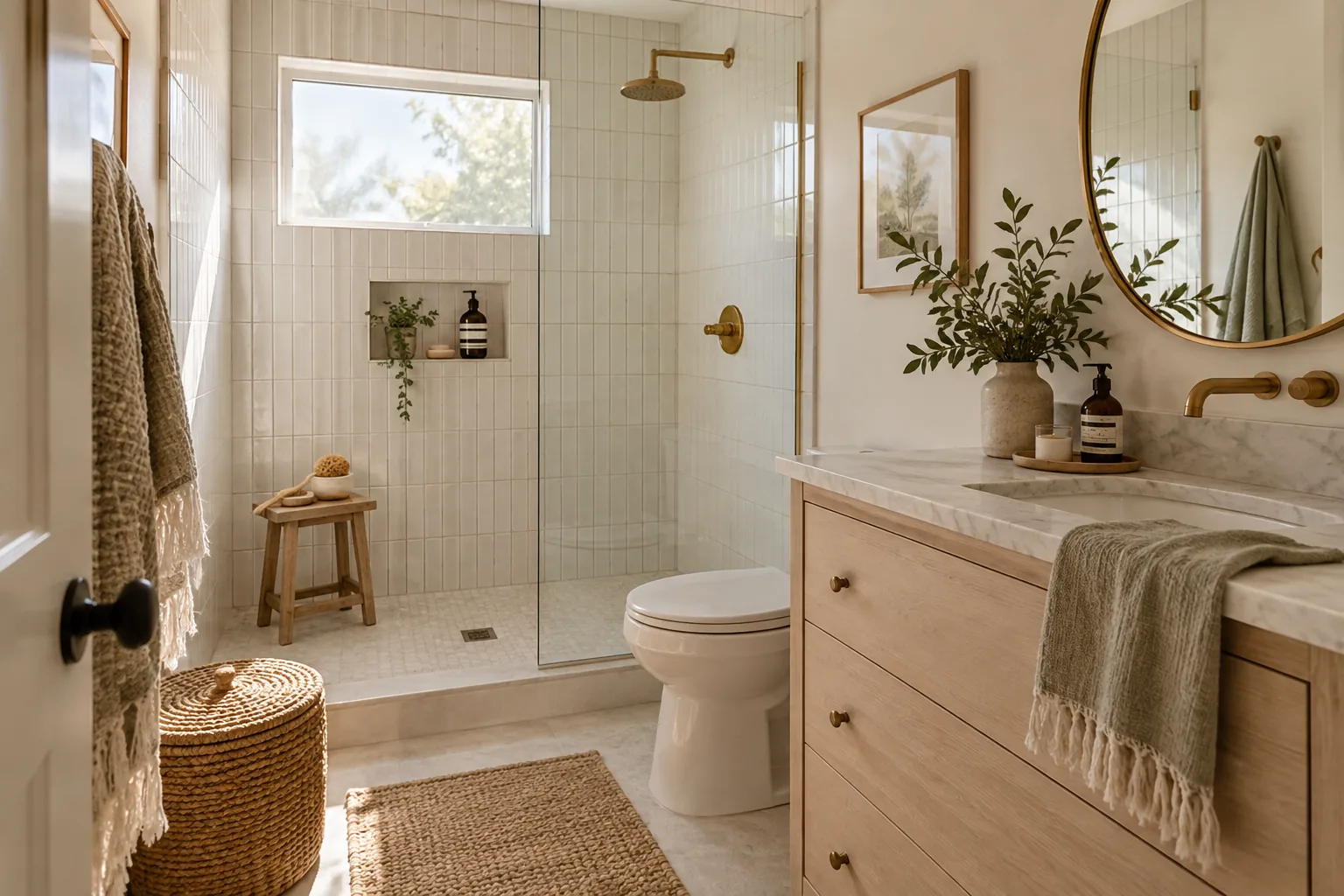 12+ Brilliant Small Bathroom Shower Tile Ideas