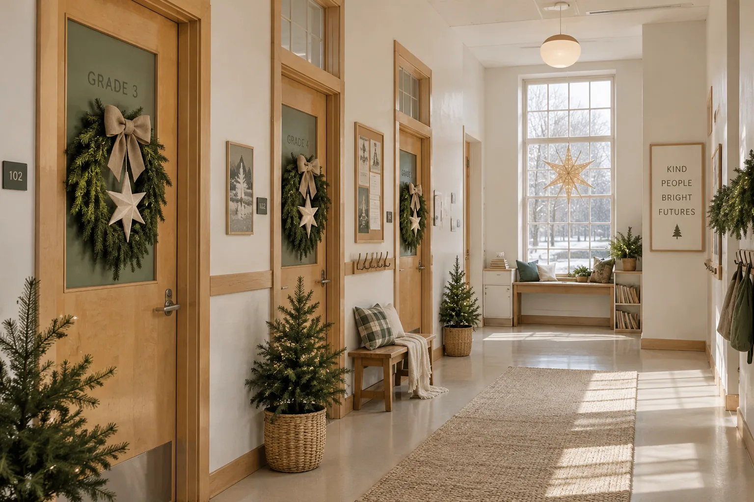 13+ Festive Christmas Door Decorations School Ideas