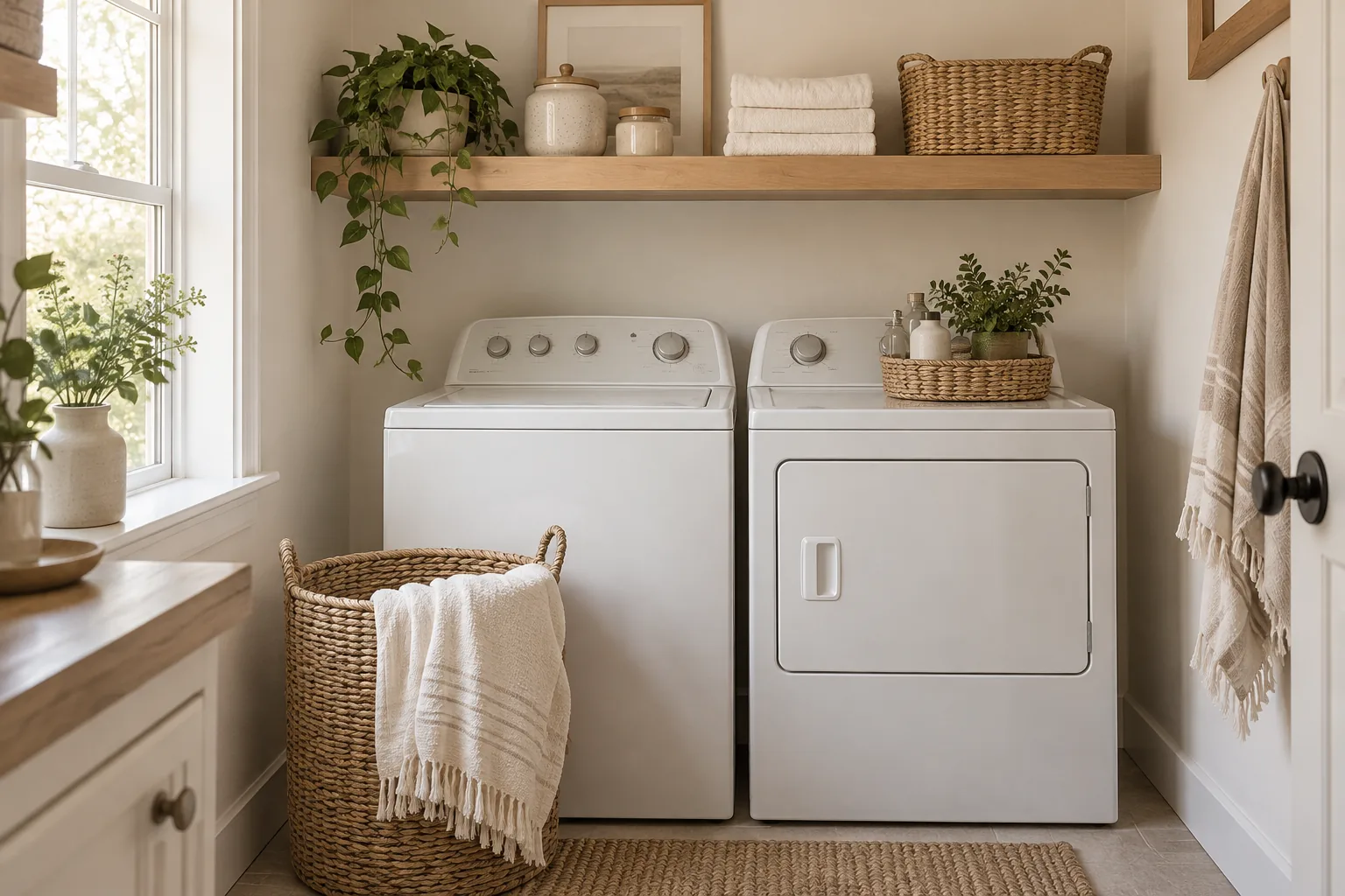 15+ Brilliant Small Laundry Room With Top Loading Washer Ideas