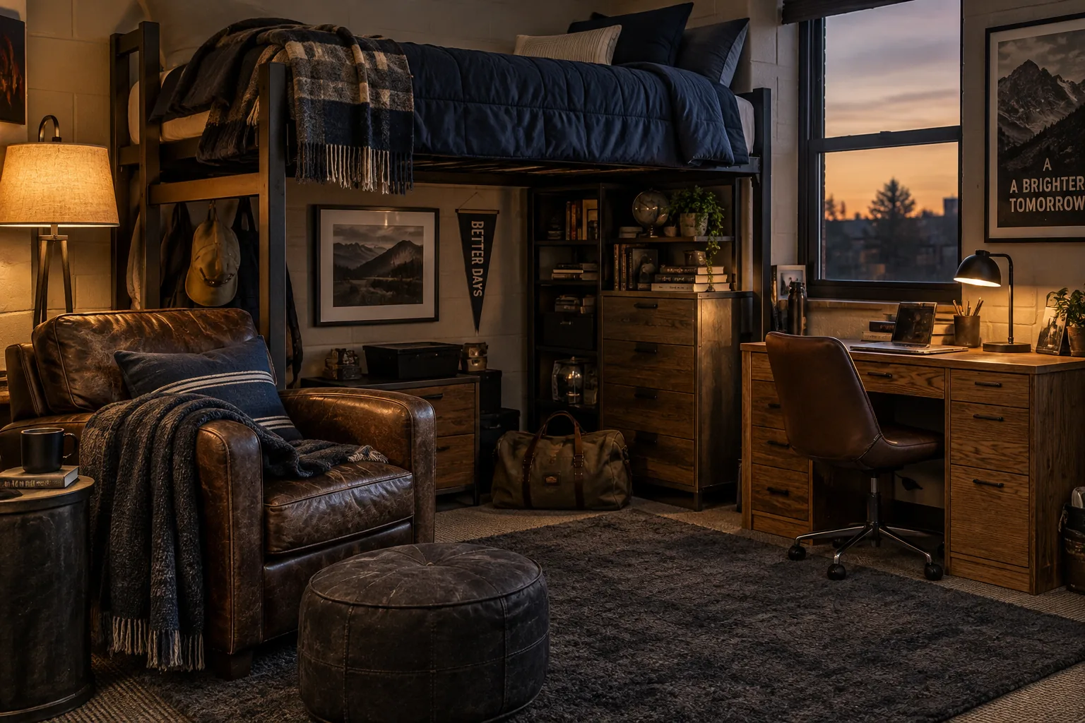 16+ Rugged Dorm Room For Guys Ideas