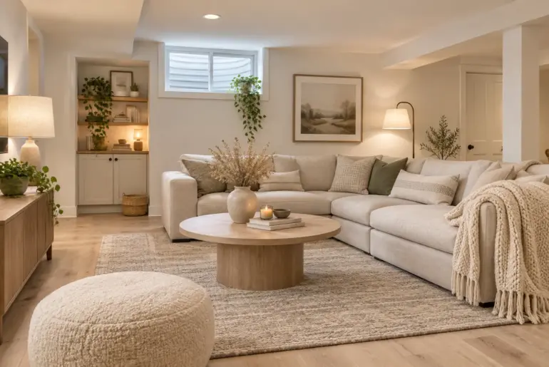 9+ Cozy Simple Finished Basement Ideas for Your Home