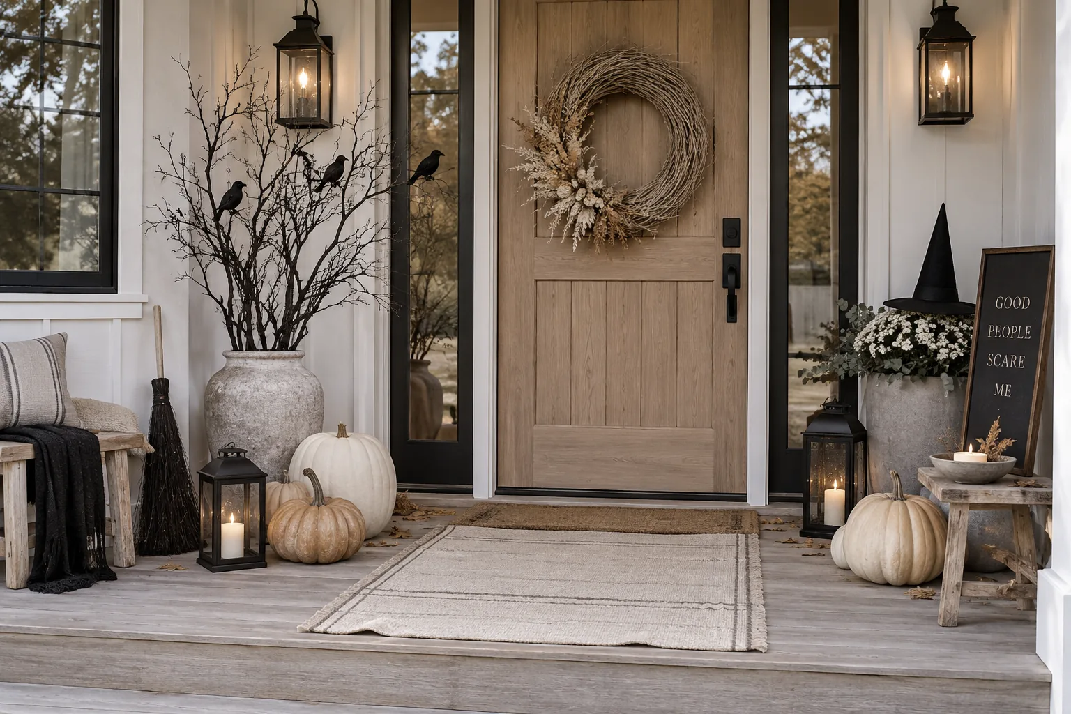 17+ Spooky Halloween Door Decorations for Your Home
