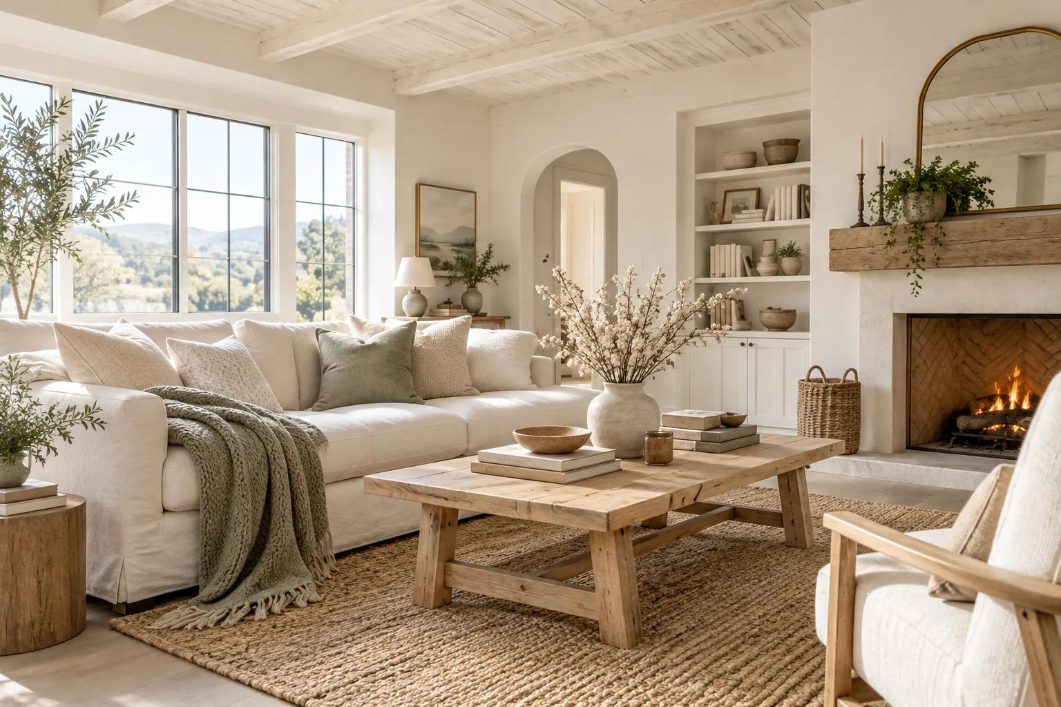 12+ Cozy Modern Farmhouse Living Room Ideas