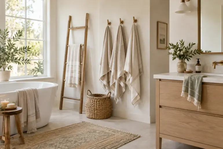 17+ Brilliant Towel Hanging Ideas for Your Home