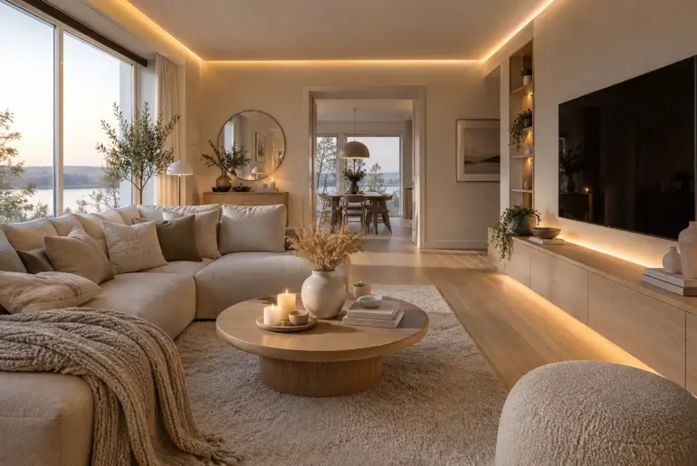 10+ Brilliant Rooms with LED Lights Ideas