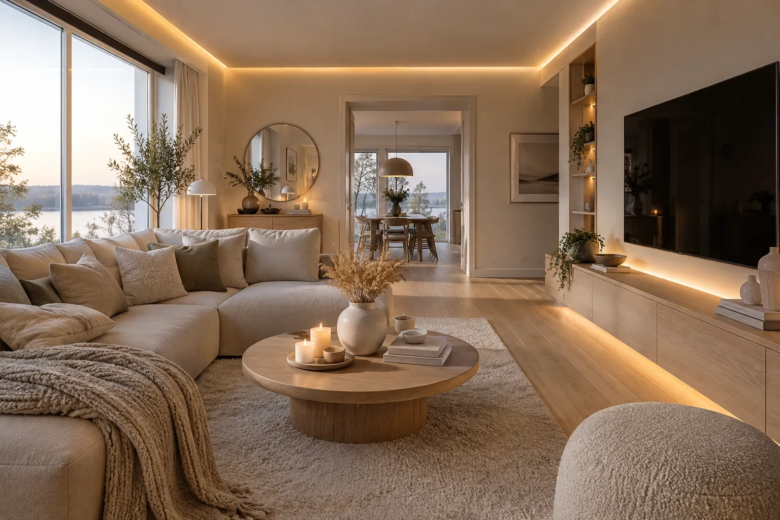 10+ Brilliant Rooms with LED Lights Ideas