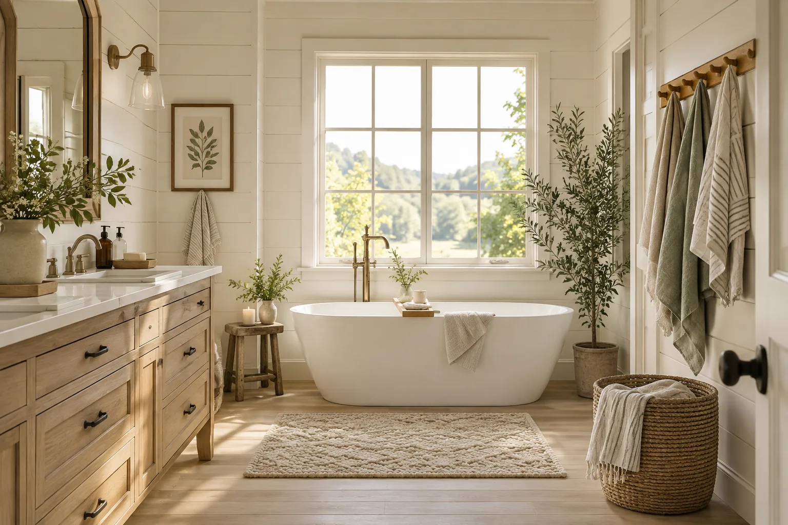 10+ Cozy Farmhouse Bathroom Ideas for Your Home
