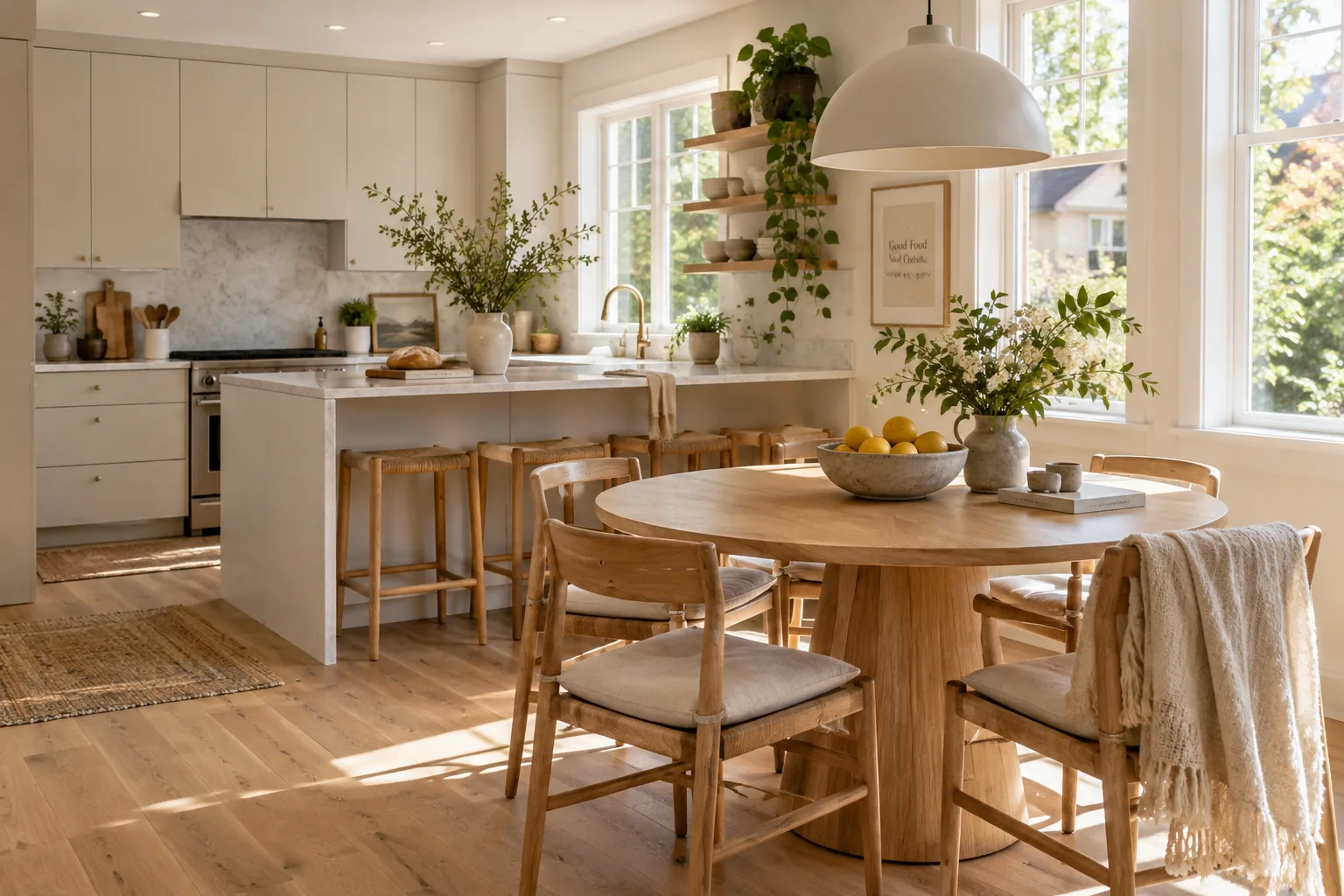 11+ Brilliant Combined Kitchen Dining Room Ideas