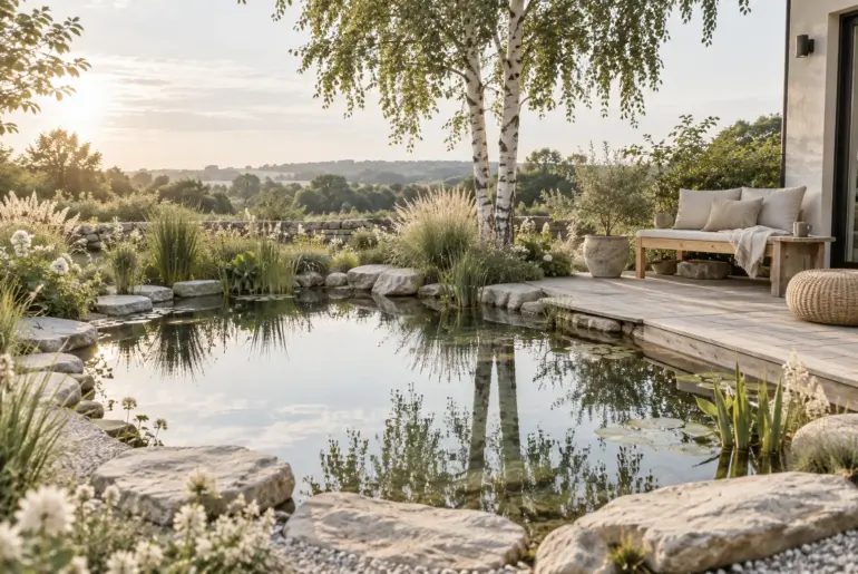 12+ Simple Pond for Backyard Ideas