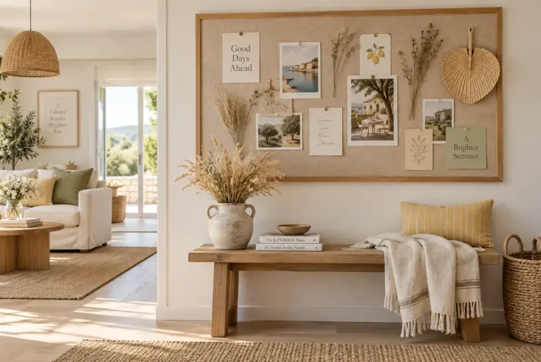 9+ Fresh Summer Board Decoration Ideas