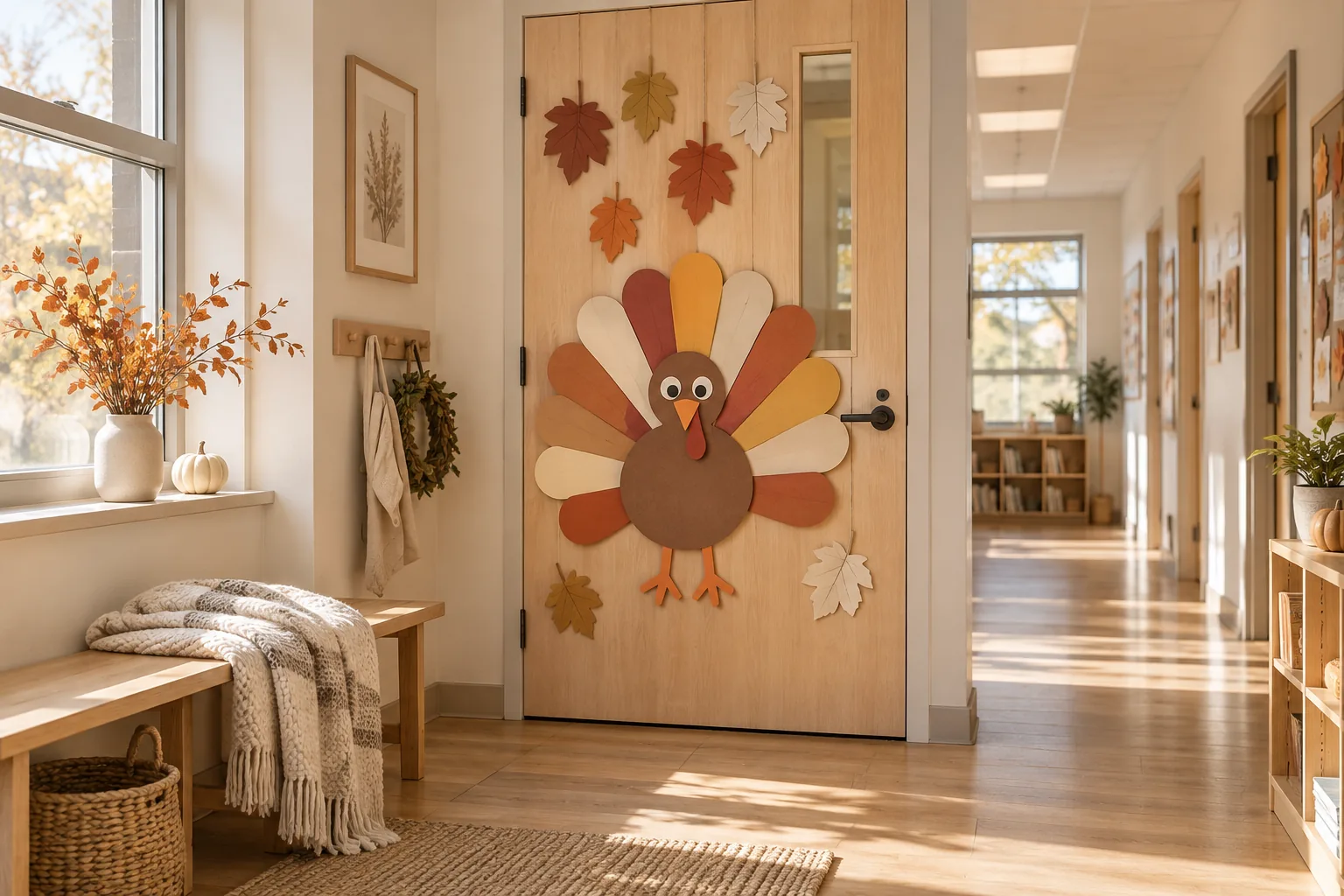 13+ Clever Thanksgiving Classroom Door Ideas